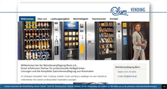 Desktop Screenshot of blum-bv.de