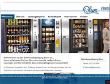 Tablet Screenshot of blum-bv.de